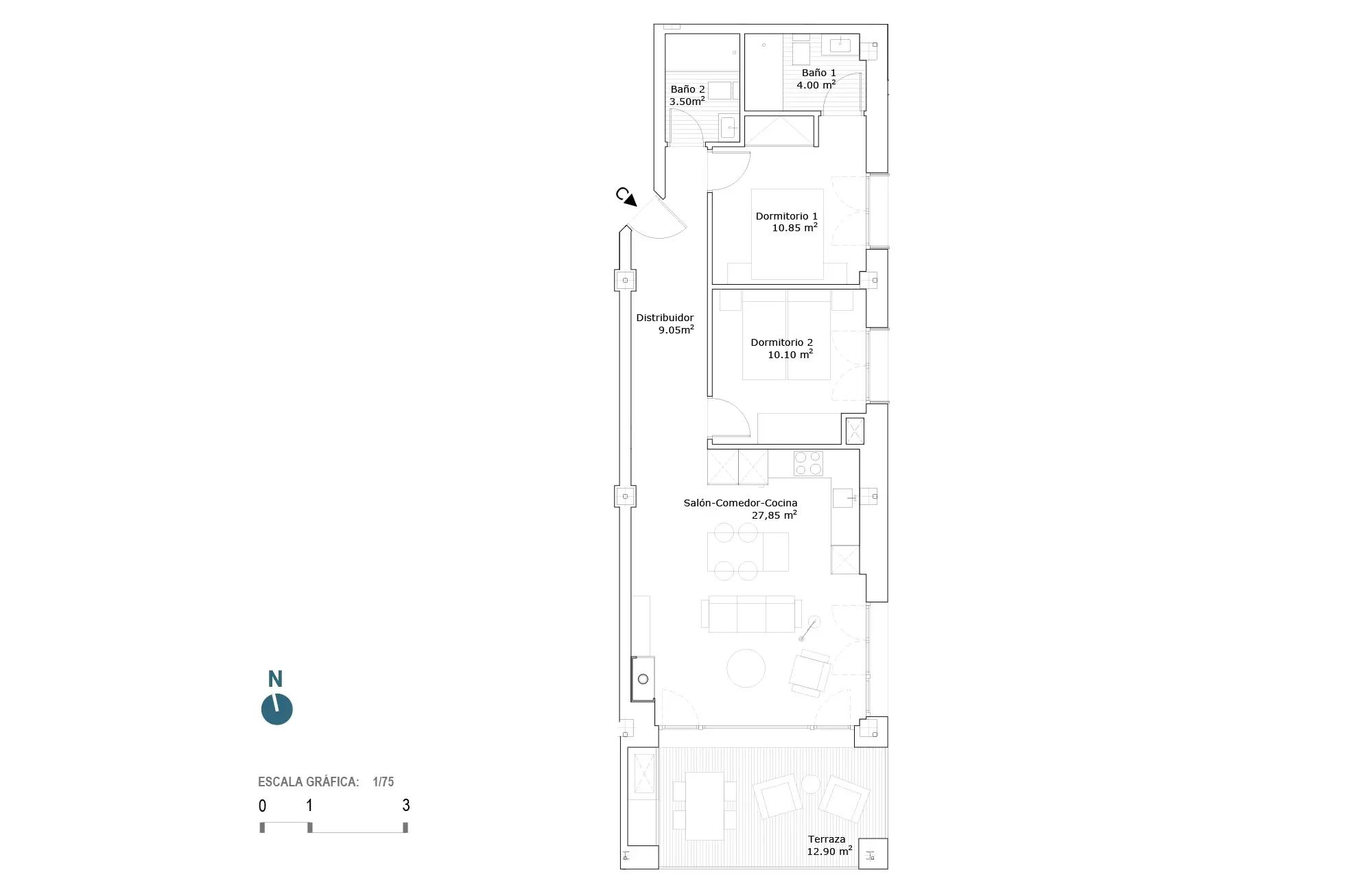 Plano vivienda 1.1.2.C