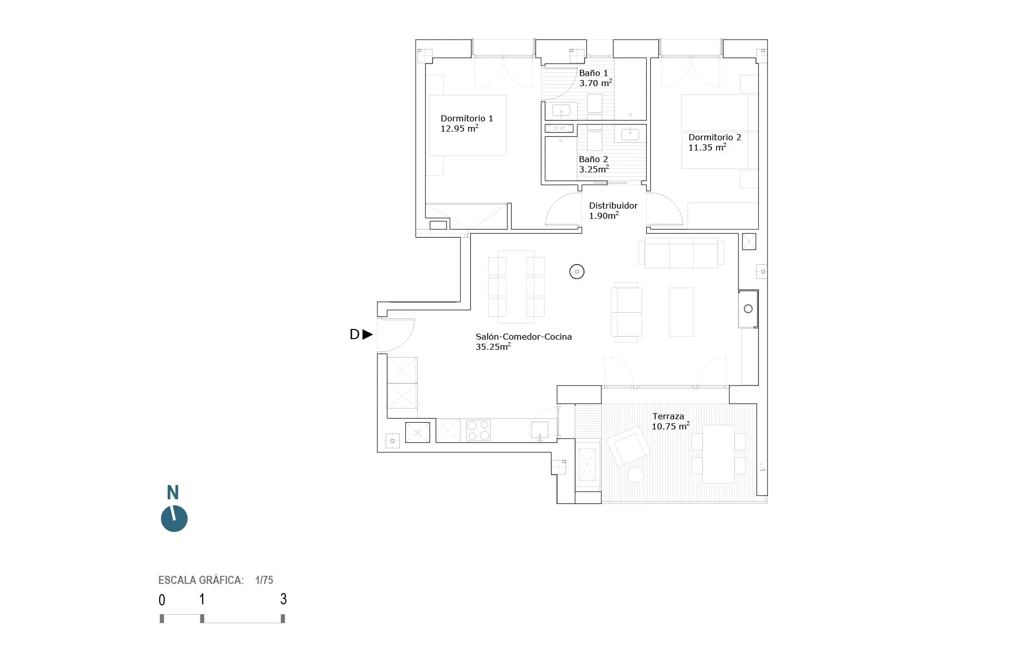 Plano vivienda 1.1.2.D