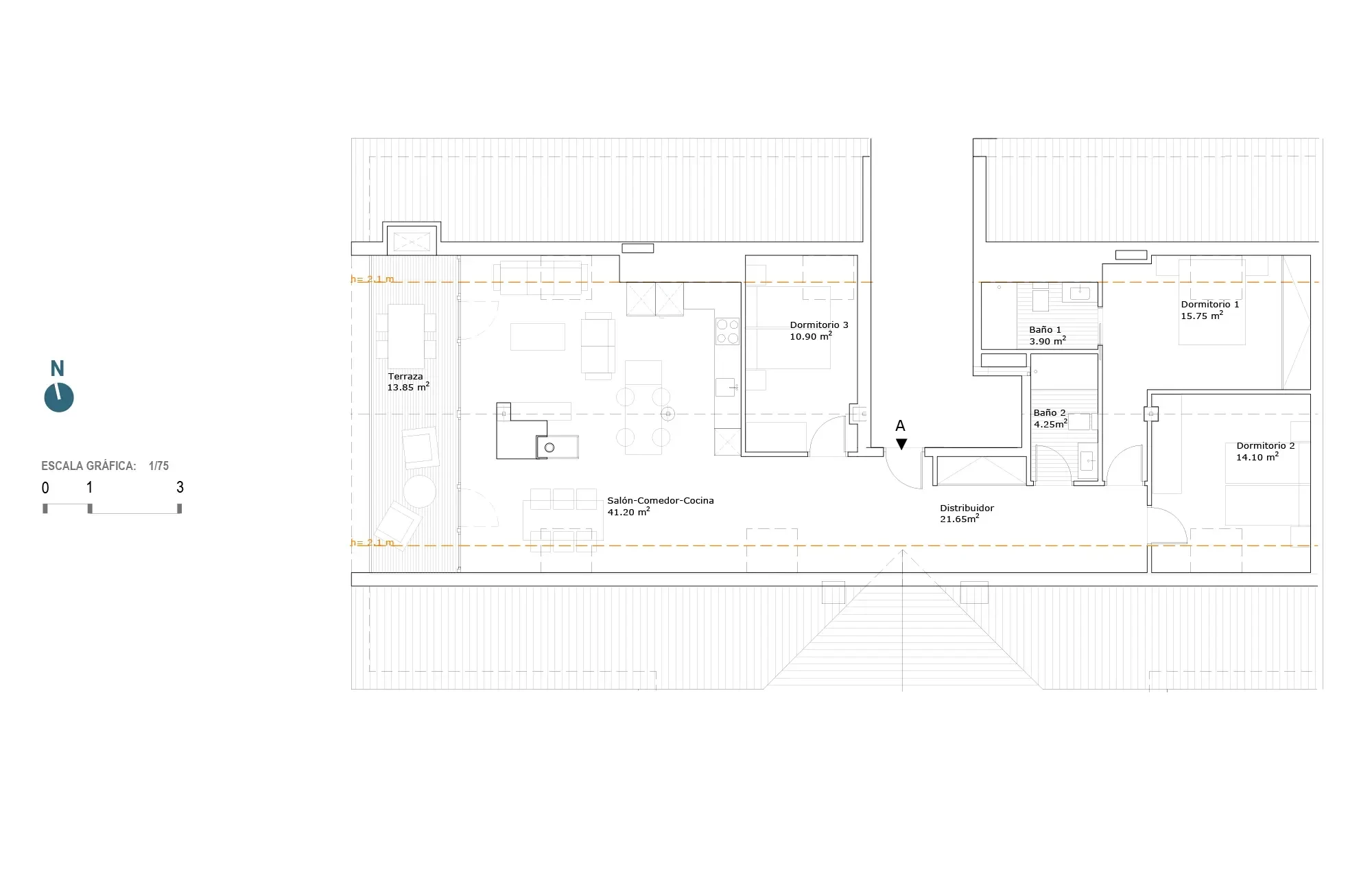 Plano vivienda 1.1.4.A